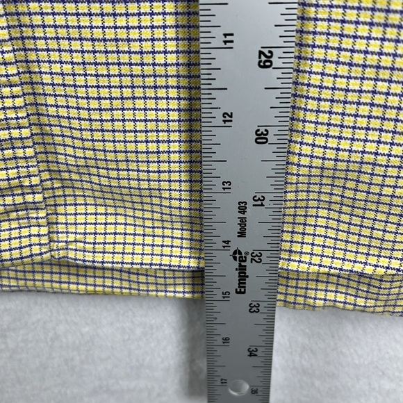 Ralph Lauren Blake Men’s Dress Shirt Sz XXL Yellow/ Blue/White 100% Cotton NWOT - Picture 7 of 8